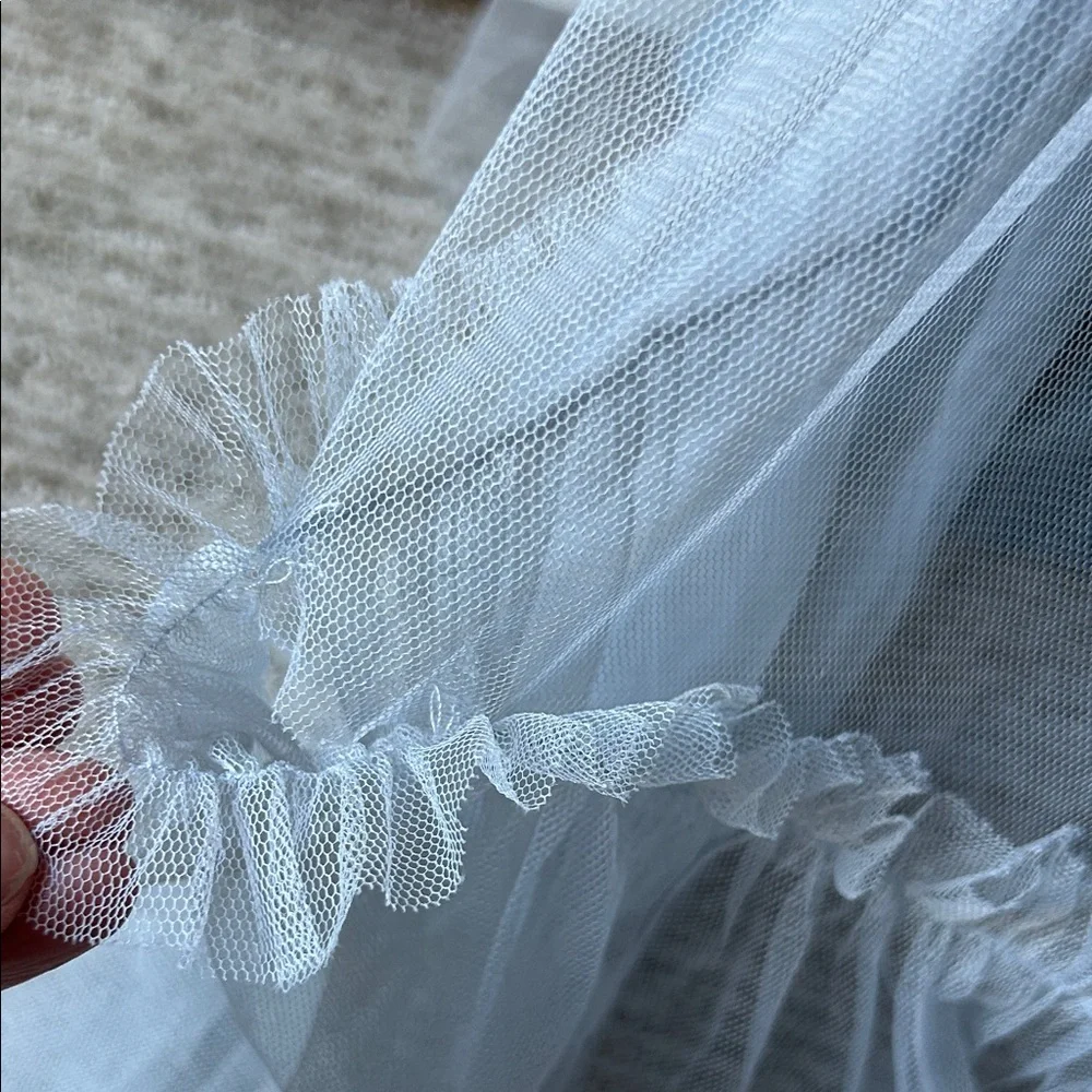 Joyfolie Light Blue Tulle Formal Dress for Girls